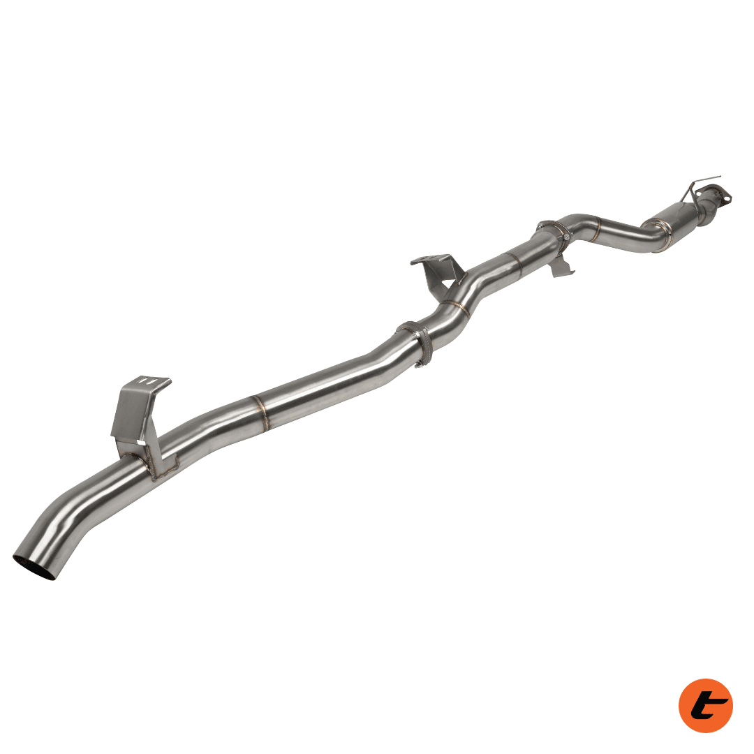 Torqit 3.5″ Single Exit Exhaust for Toyota Landcruiser 79 Series 4.5L ...