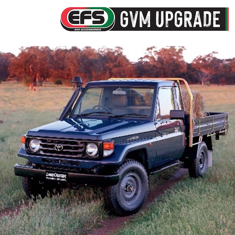 EFS 3760kg GVM Upgrade - Suits Toyota Landcruiser 79 Series (Single & Dual Cab, 10/1999 to 07/2012)