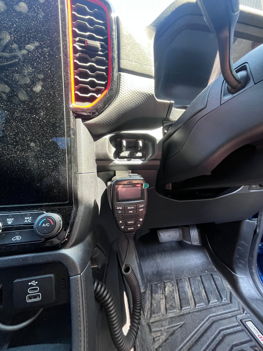 GMF4x4 Ford Ranger RA, Raptor RA, Everest 2023+ UHF Hand piece holder 202-HP