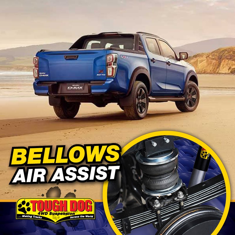 Tough Dog Air Assist Airbags Isuzu Dmax 7/2020+