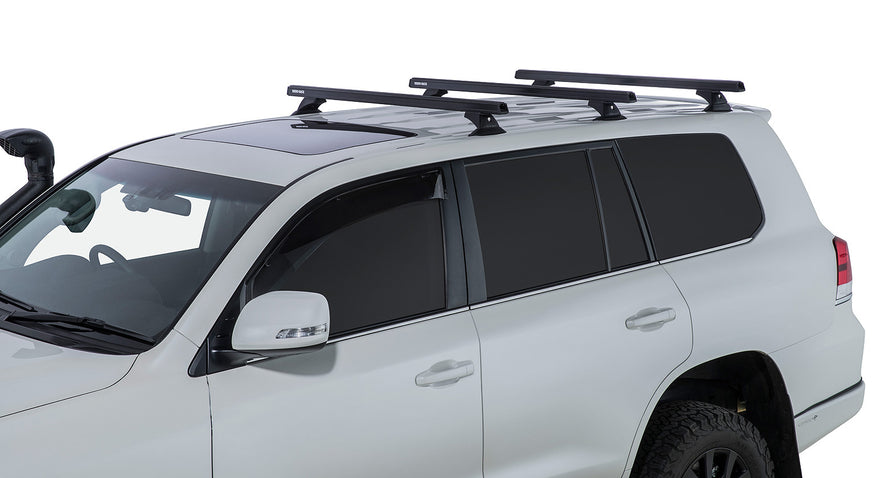 Rhino-Rack Heavy Duty RCH Black 3 Bar Roof Rack for LandCruiser 200 Series
