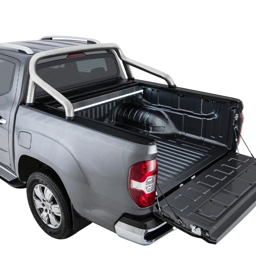 HSP Roll R Cover Series 3.5 Suits LDV T60 Dual Cab SK8C 2018+ with Genuine Chrome A-Frame Sports Bar LD42RS3.5