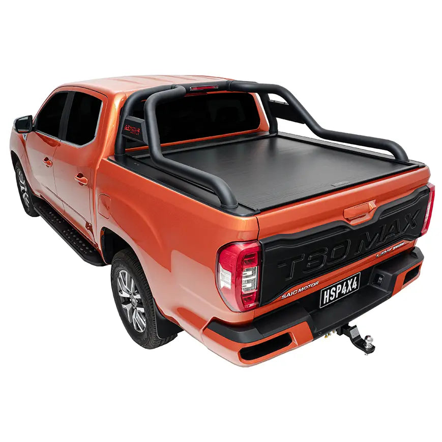HSP Roll R Cover Series 3.5 suits LDV T60 Dual Cab 2018+ with Armour Bar Sports Bar – LD4RS3.5-AB