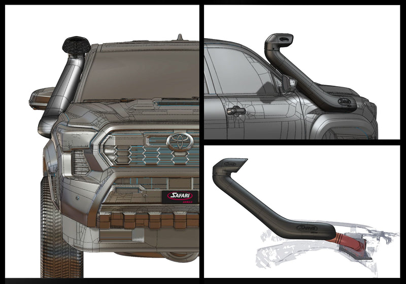 Safari ARMAX Snorkel to suit Toyota Tacoma 6th Gen 2.4L i-Force & i-Force Max 2024-on - SS173HP