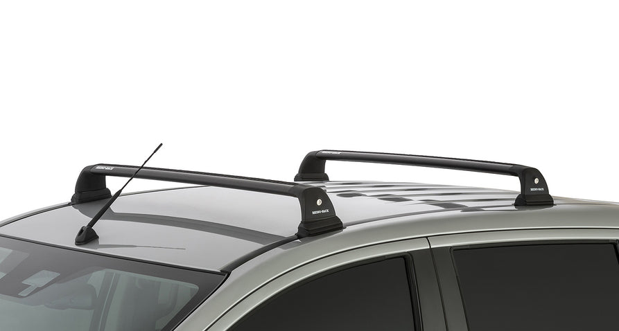 Rhino-Rack Vortex RVP Black 2 Bar Roof Rack for Mitsubishi Triton Gen5 MQ/MR 4dr Ute Double Cab