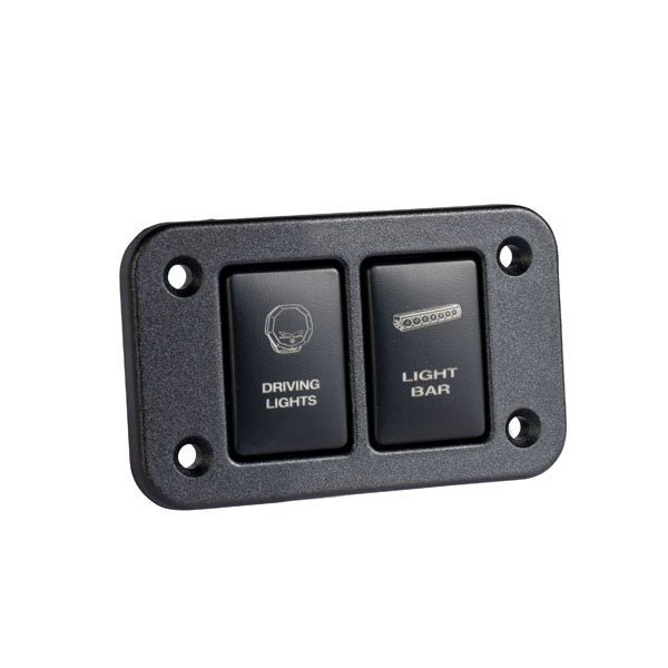Bushranger Switch Panel Universal 2X Switches