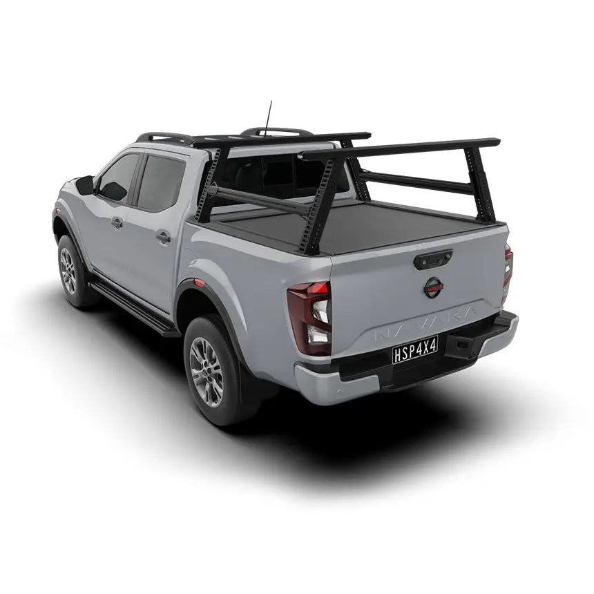 HSP Load Rack Pro Ladder Rack suits Nissan Navara D23 2021+ Roll R Cover S3.5 – Full Set (Front & Rear Legs + Joiner Bar) – 2110-LR2-S-RC