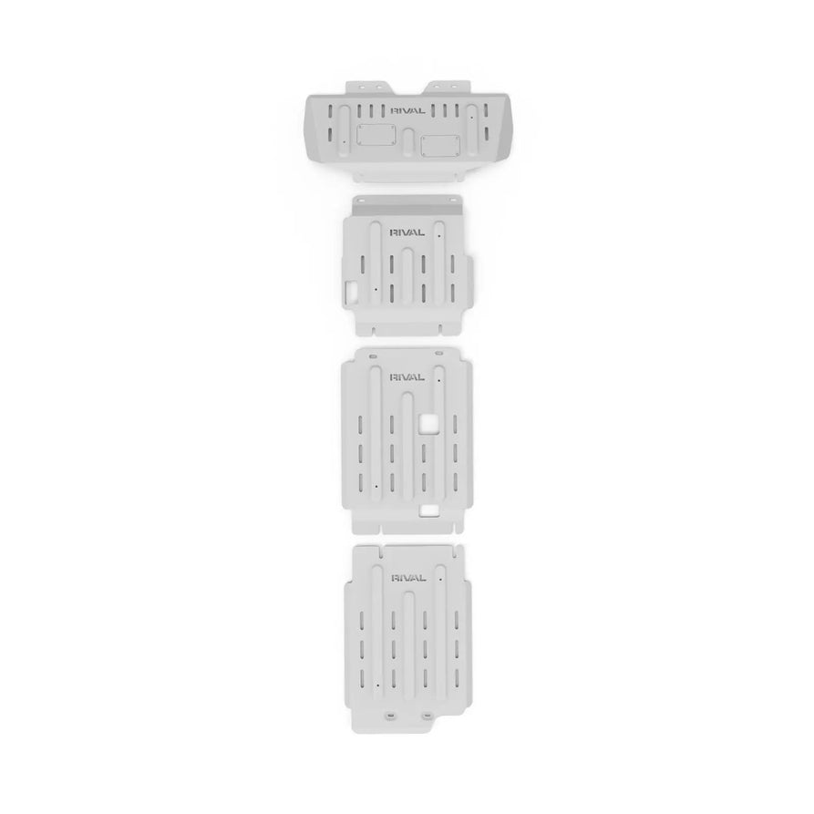 Aluminium Bash Plate Set (Radiator, Engine, Transmission, Transfer Case) Suitable For Nissan Patrol Y62 (2010-On)
