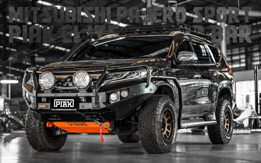 PIAK 4x4 Side Rails for Mitsubishi Pajero Sport 2016-On – Heavy Duty Offroad Protection