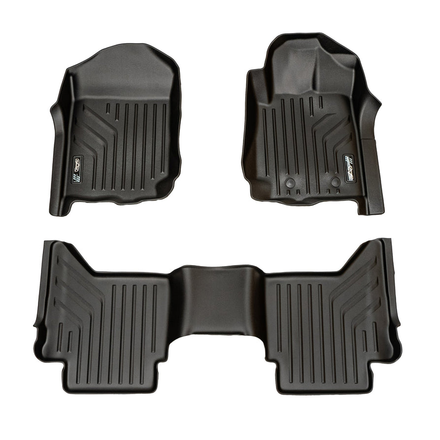 Maxliner MaxPro Floor Mats suitable for 2016–2021 Ford Ranger PX 4×4