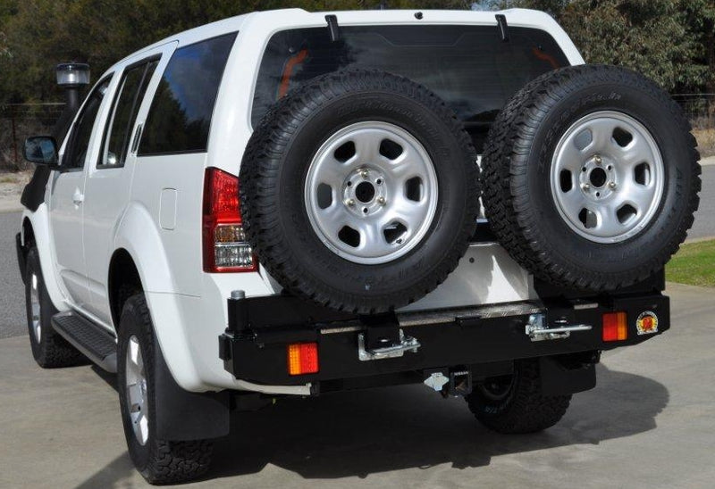 Twin Wheel Carrier Rear Bar (Complete) Suitable For Nissan Pathfinder R51
