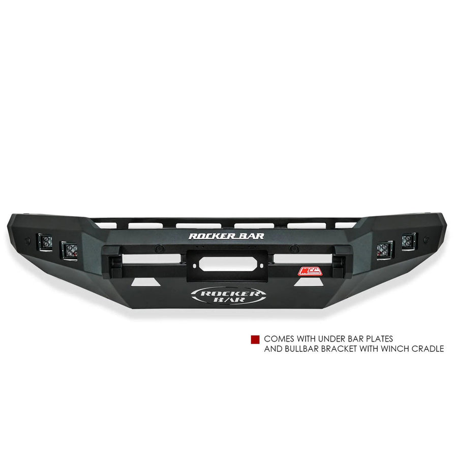 Land Cruiser 70 series 2007-Current 078-01SQ Rocker Bull Bar No Loop Package – SKU MCC-01005-7801SQ