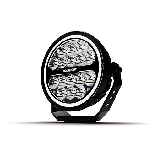 Roadvision LED Driving Light 7″ S7 Stealth Series Spot Beam Halo Ring (Single)