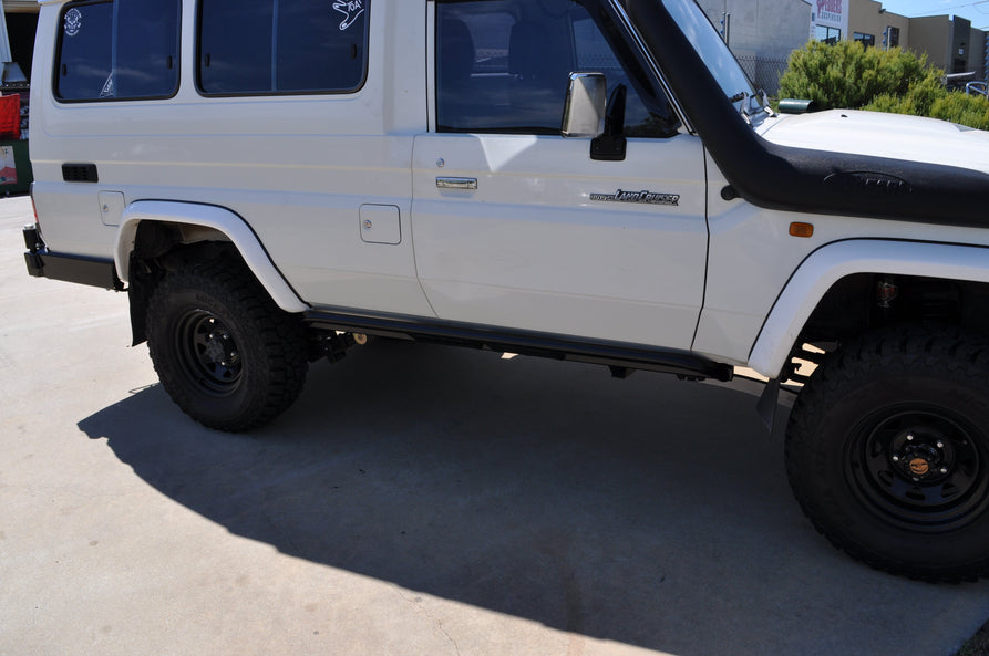 XROX Rock Slider Steps (Pair) Suitable For Toyota 76 Series Landcruiser 2007+
