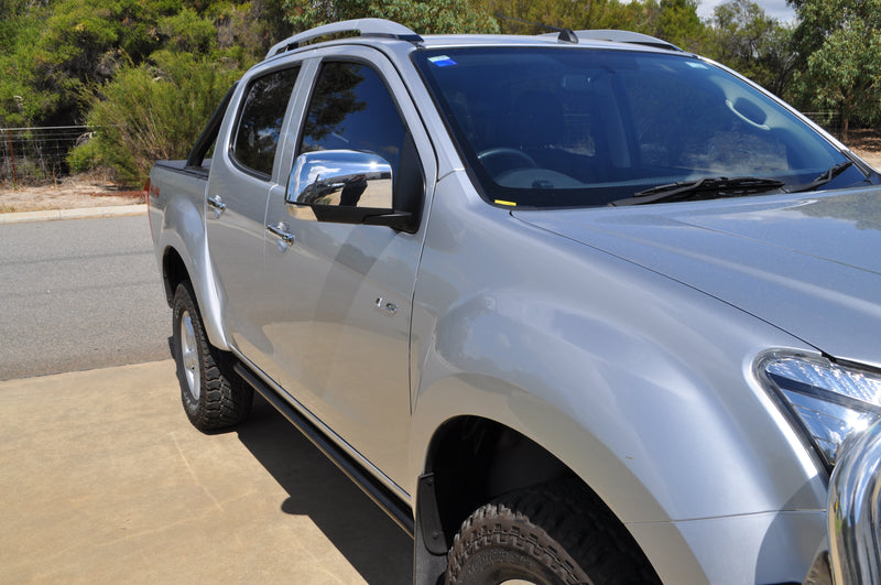XROX Rock Slider Steps (Pair) Suitable For Holden Colorado RG 2012+ / Isuzu Dmax 2012-2020 (RSCL2-STEP)