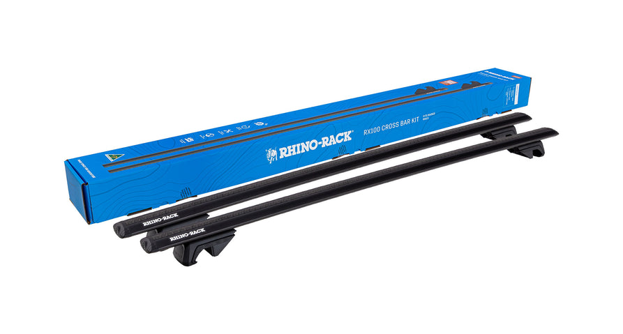 Rhino-Rack RX100 Cross Bar Kit with Vortex Bars (1500mm) – Ford Ranger Wildtrak 4×4