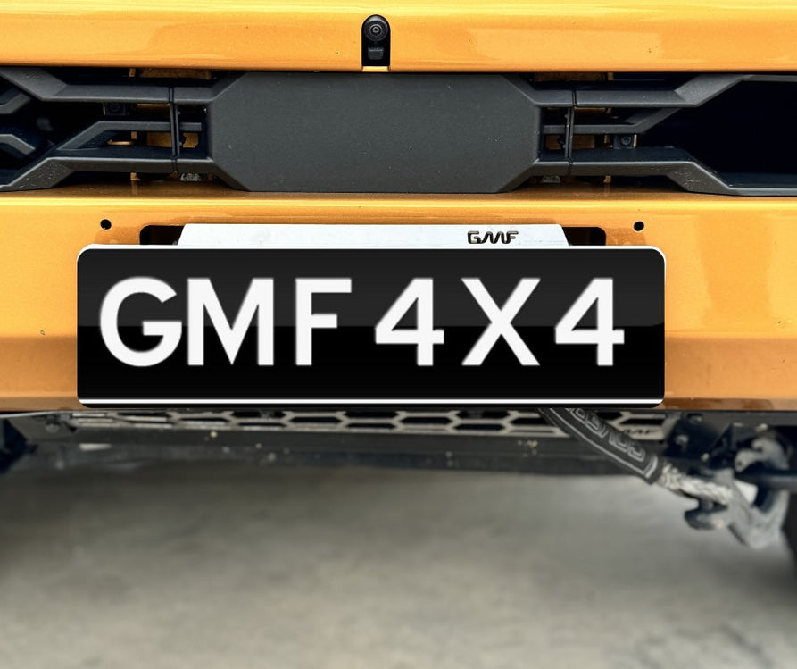 GMF4x4 License plate swivel To Suit ARB Summit MK2 Bull Bar (flip up plate)