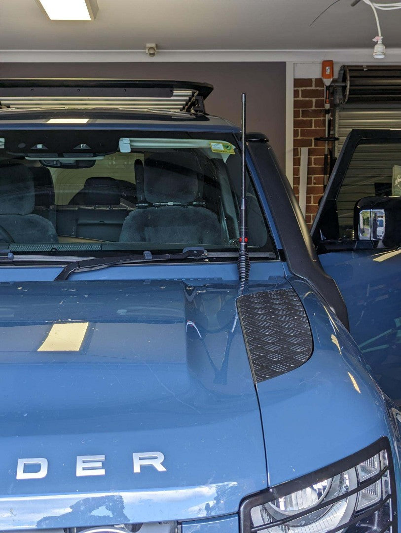GMF4x4 Land Rover Defender 2019+ Bonnet Aerial UHF Bracket 095-BB