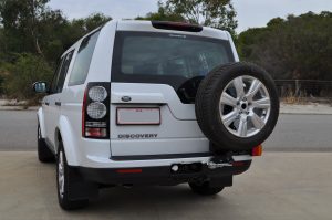 Twin Wheel Carrier Rear Bar (Complete) Suitable For Land Rover Discovery 4 with sensors 2009-2016