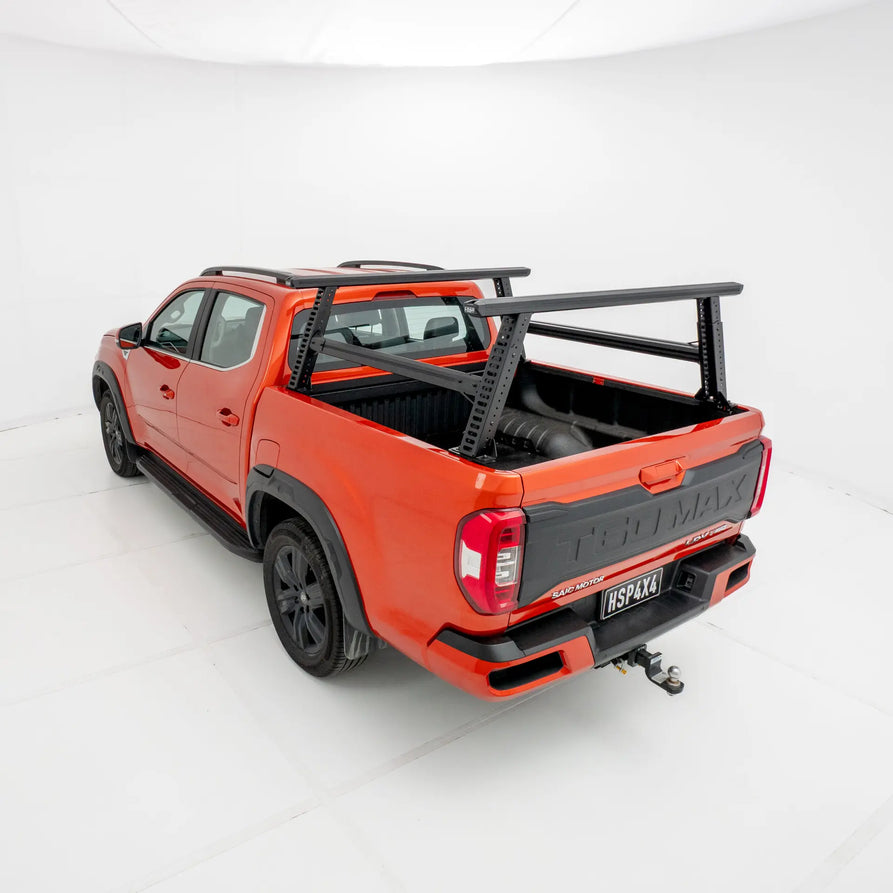 HSP Load Rack Pro Ladder Rack suits LDV T60 Dual Cab Tub 2018+ – Full Set (Front & Rear Legs + Joiner Bar) – 1810-LR2-S