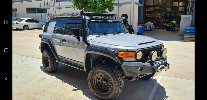 Toyota Landcruiser FJ 4" (Short Entry) Stainless Steel Snorkel Kit