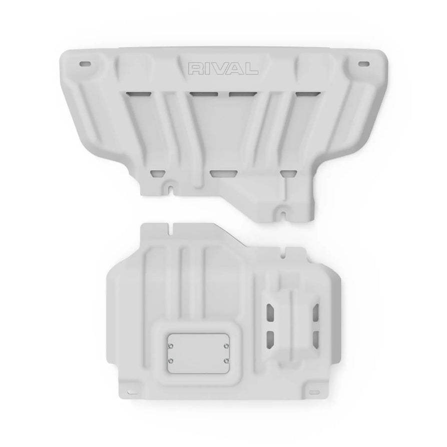 Aluminium Bash Plate Set of 2 Suitable For Ford Ranger Next Gen / Everest Next Gen (2022-On) / Volkswagen Amarok