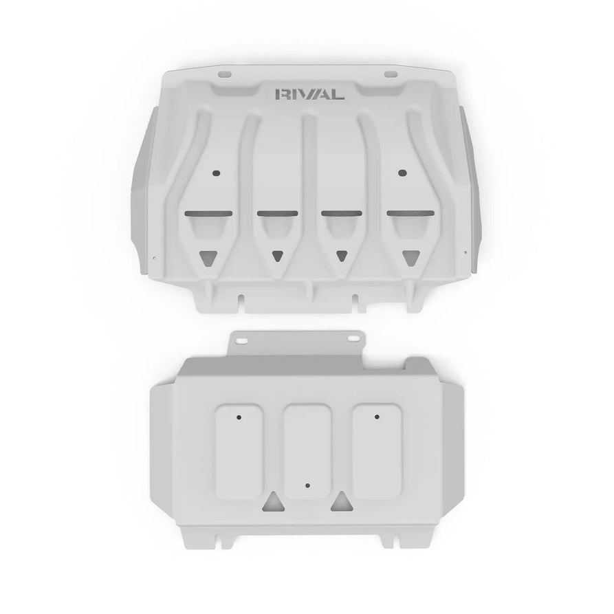 Aluminium Bash Plate Set of 2 Suitable For Ford Ranger PX1/PX2/PX3 (2012-2022)