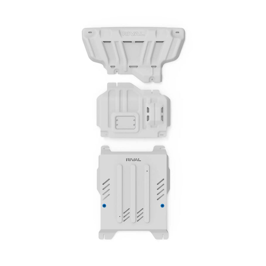 Aluminium Bash Plate Set of 3 Suitable For Ford Ranger Next Gen / Everest Next Gen (2022-On) / Volkswagen Amarok