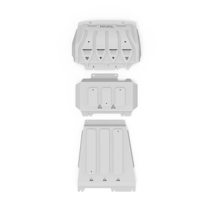 Aluminium Bash Plate Set of 3 Suitable For Ford Ranger PX1/PX2/PX3 (2012-2022)