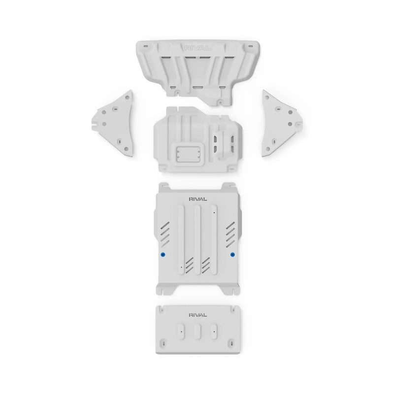 Aluminium Bash Plate Set of 5 Suitable For Ford Ranger Next Gen / Everest Next Gen (2022-On) / Volkswagen Amarok