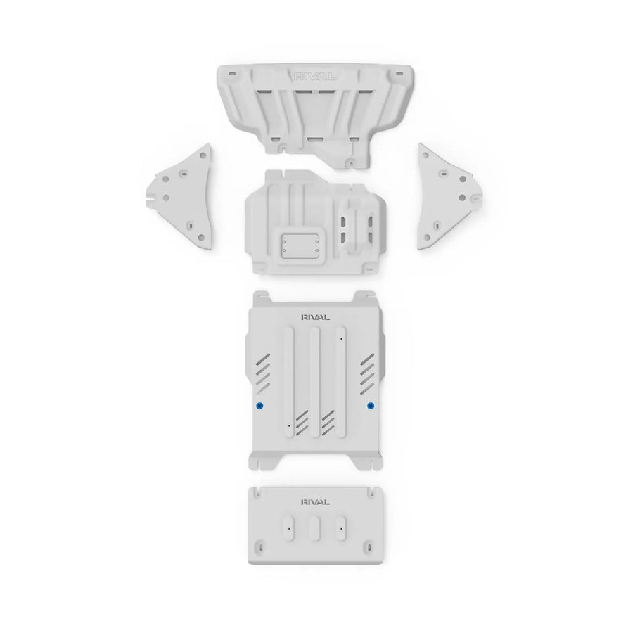 Aluminium Bash Plate Set of 5 Suitable For Ford Ranger Next Gen / Everest Next Gen (2022-On) / Volkswagen Amarok
