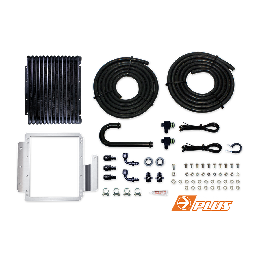 TransChill ARCTIC BLACK TRANSMISSION COOLER KIT RANGER, EVEREST & BT-50 (TCB621DPK)