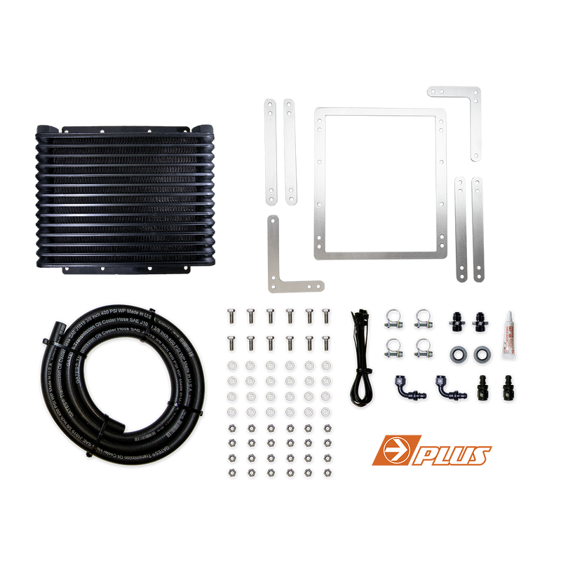 TransChill Arctic Black Universal Transmission Cooler Kit (TCBUNIDPK)