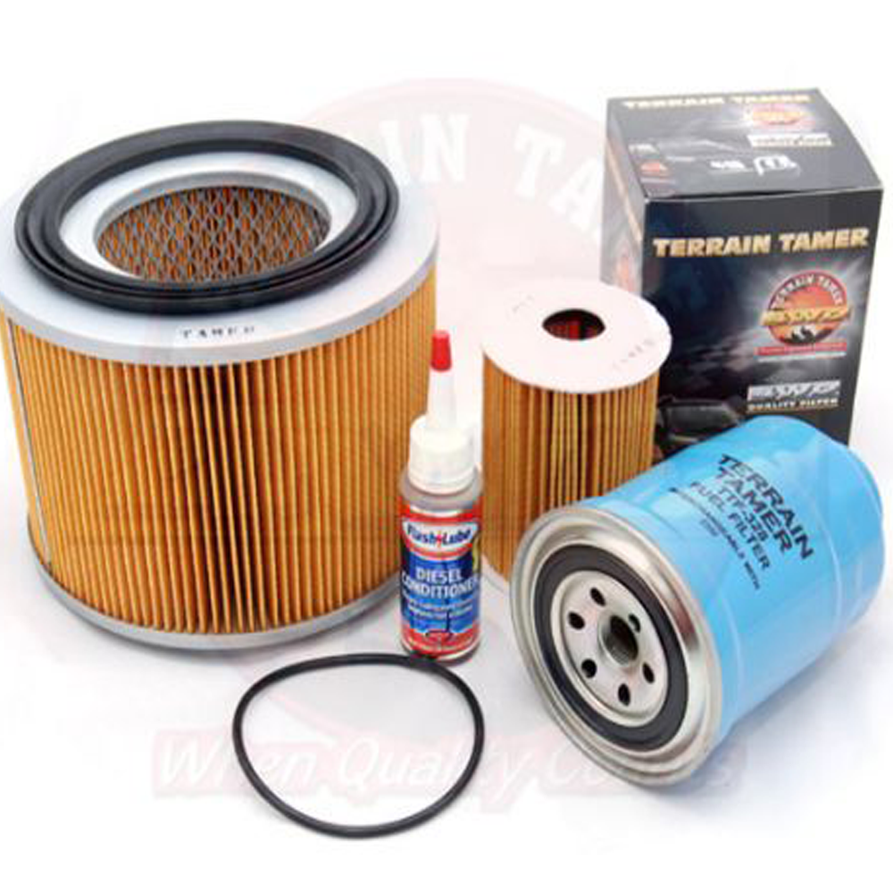 T/T FILT KIT NOT C/R GU ZD30T 3LTD WITH SPIN ON FUEL FILTER