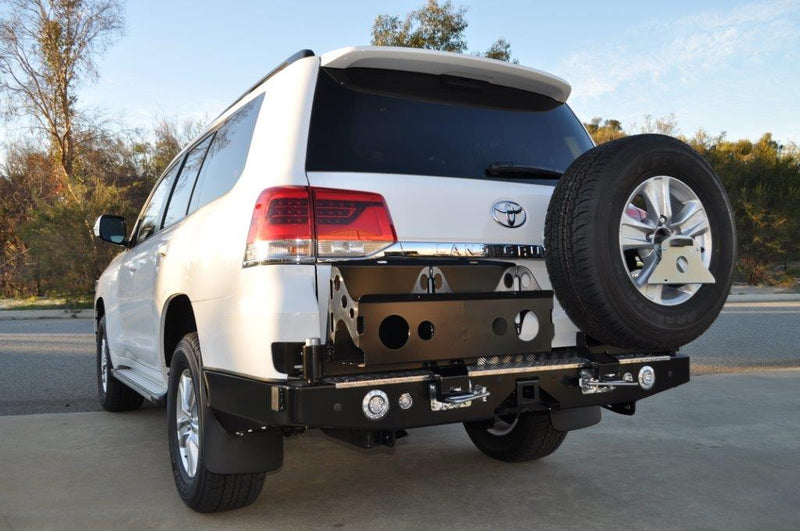 Twin Wheel Carrier Rear Bar (Complete) Suitable For Toyota Landcruiser 200 Series 2015-2021