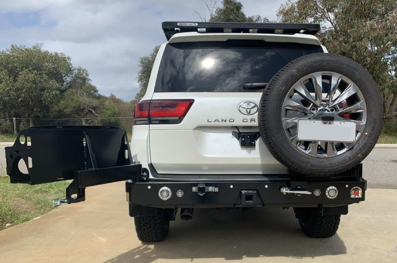 Twin Wheel Carrier Rear Bar (Complete) Suitable For Toyota 300 Series Landcruiser GXL, Sahara, SaharaZX & GR Sport 2021+