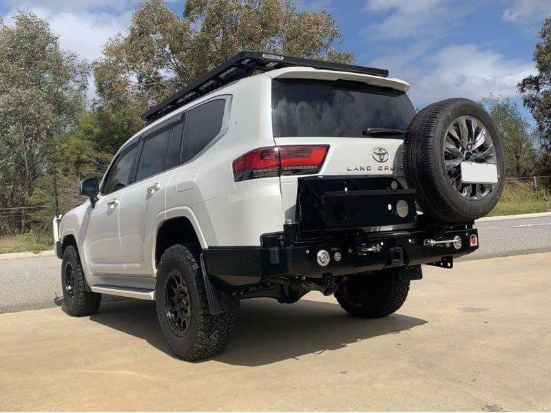 Twin Wheel Carrier Rear Bar (Bar Only, No Arms) Suitable For Toyota 300 Series Landcruiser GX MODEL 2021+