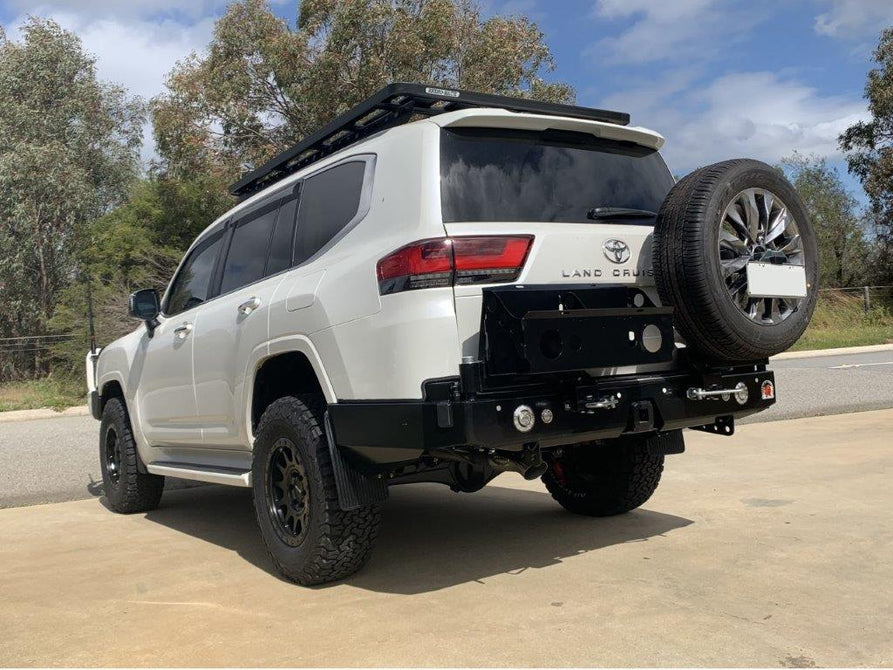 Twin Wheel Carrier Rear Bar (Bar Only, No Arms) Suitable For Toyota 300 Series Landcruiser GX MODEL 2021+