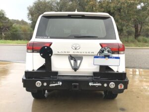 Twin Wheel Carrier Rear Bar (Bar Only, No Arms) Suitable For Toyota 300 Series Landcruiser GX MODEL 2021+