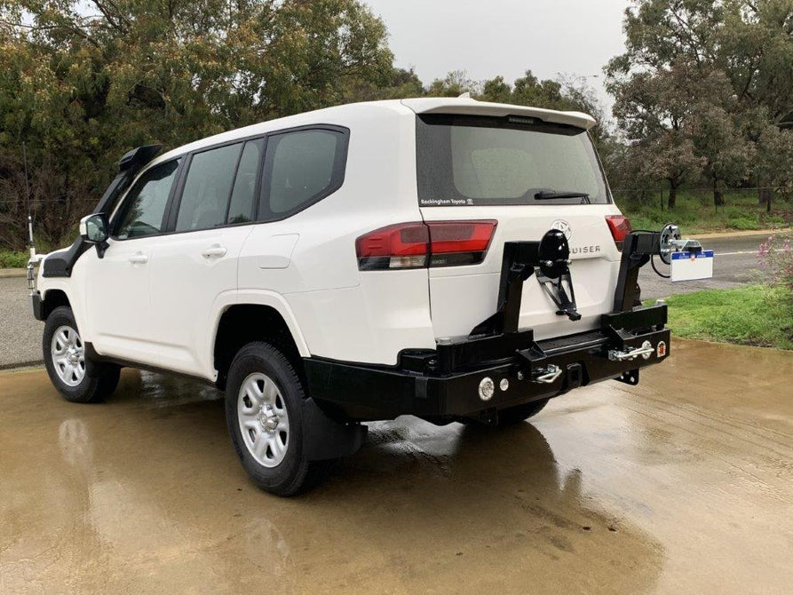 Twin Wheel Carrier Rear Bar (Complete) Suitable For Toyota 300 Series Landcruiser GX MODEL 2021+