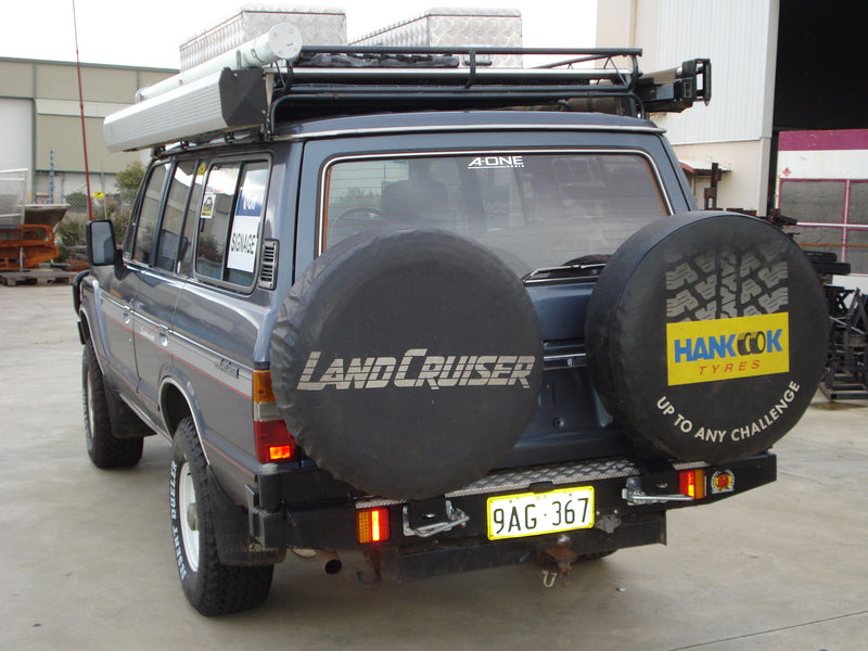 Twin Wheel Carrier Rear Bar (Bar Only, No Arms) Suitable For Toyota Landcruiser 60 Series