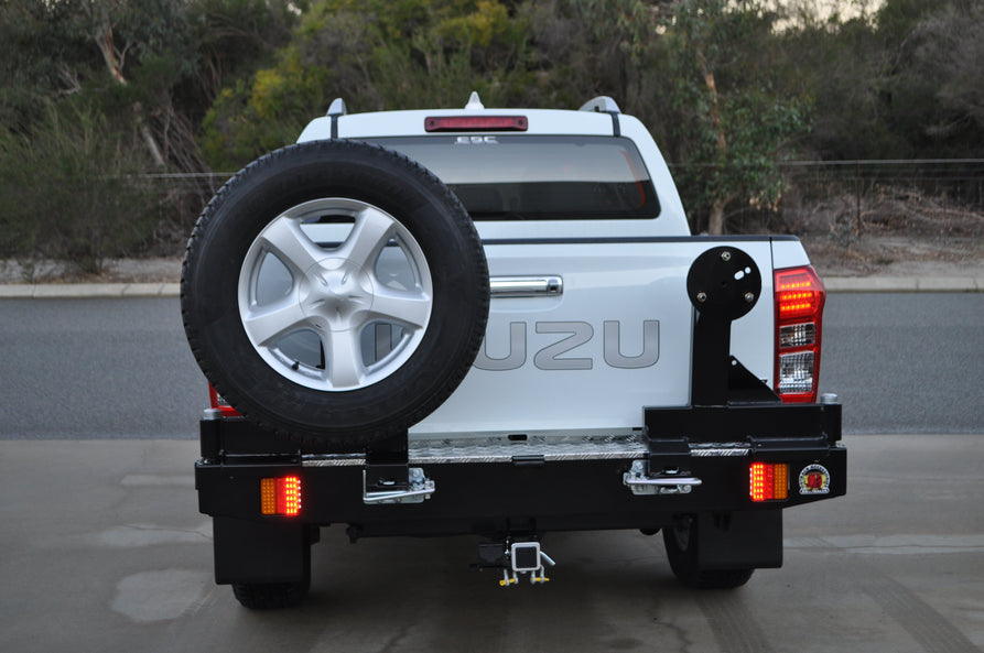 Twin Wheel Carrier Rear Bar (Complete) Suitable For Isuzu D-Max 4WD 2012-2020