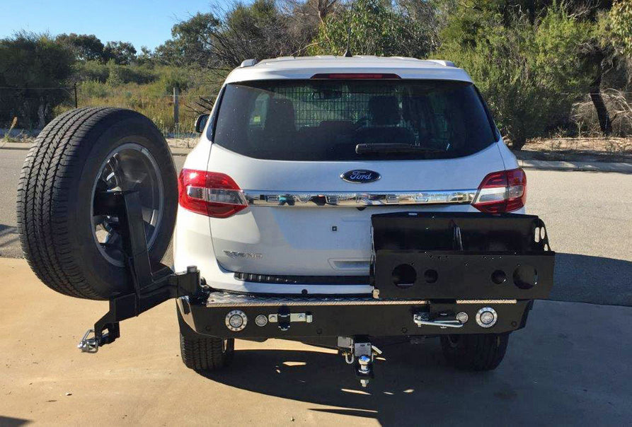 Twin Wheel Carrier Rear Bar (Complete) Suitable For Ford Everest Wagon 2015-2022