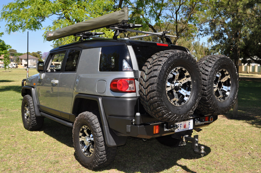 Twin Wheel Carrier Rear Bar (Complete) Suitable For Toyota FJ Cruiser