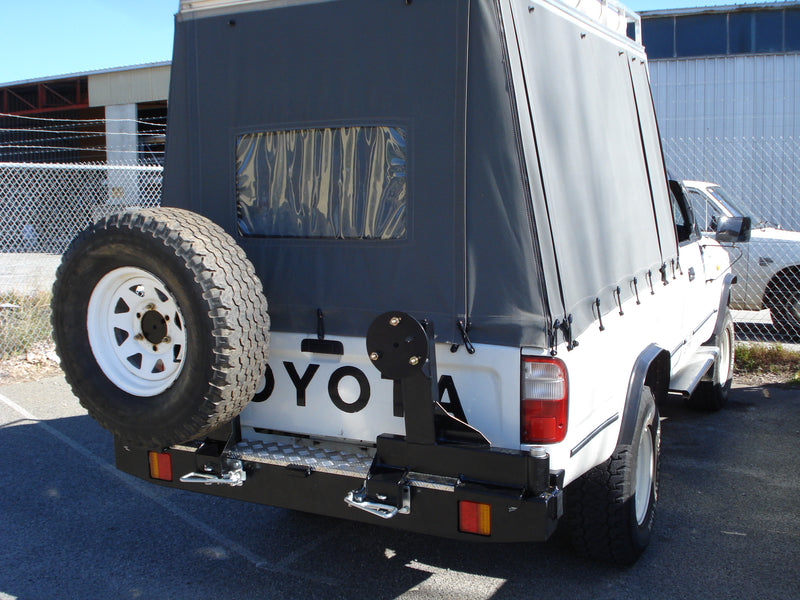 Twin Wheel Carrier Rear Bar (Complete) Suitable For Toyota Hilux 4WD 1997-2005