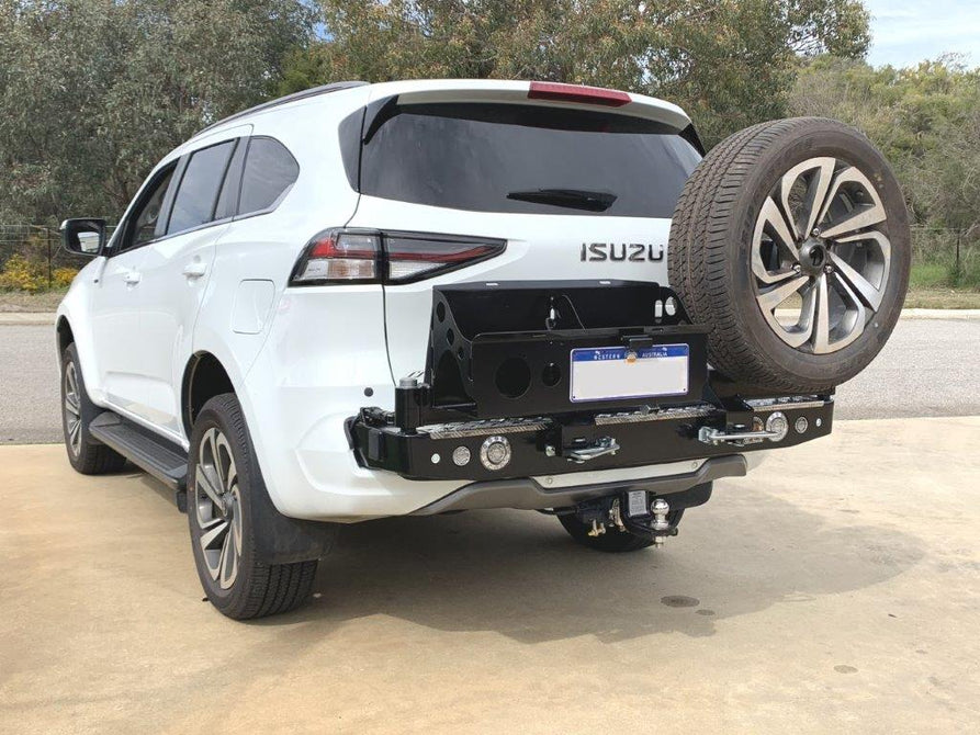 Twin Wheel Carrier Rear Bar (Bar Only, No Arms) Suitable For Isuzu MUX 3L Turbo Diesel 4WD Wagon 2021-2024