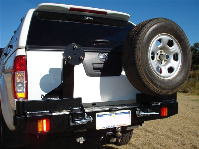 Twin Wheel Carrier Rear Bar (Complete) Suitable For Nissan Navara D22 4WD 2001-2006