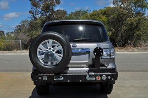 Twin Wheel Carrier Rear Bar (Bar Only, No Arms) Suitable For Nissan Patrol Y62 Wagon Srs 5 on 2019+