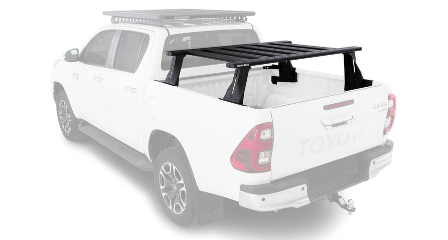 Rhino-Rack Reconn-Deck 2 Bar Ute Tub System with 6 NS Bars for / Suitable for Toyota Hilux SR5 Gen 8 4×4