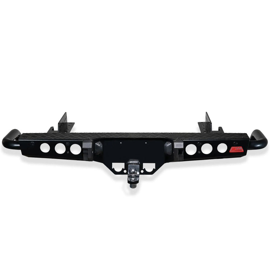 Suitable For Toyota Hilux 1997-2004 022-03 Jack Rear Bar with Black Step Plate Package – SKU MCC-01001-203SPB